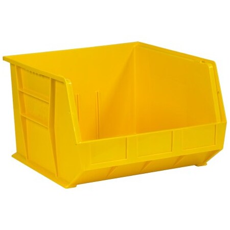 Bsc Preferred 18 x 16-1/2 x 11'' Yellow Plastic Stack & Hang Bin Boxes, 3PK BUY00013744